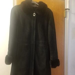 Coach Shearling and Mink Elegant Winter Coat